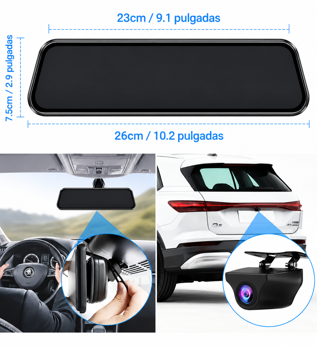 Drive PRO® Retrovisor Inteligente 2 en 1 + Regalo Exclusivo - PROMOCIÓN
