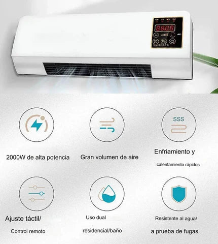 Aire Acondicionado TT Portátil 2 en 1 Calor y Frio - Bajo consumo y Máxima Potencia