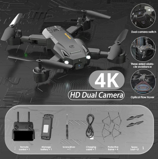 [OFERTA] - Dron E99 Max Sky Vision 4K + DOBLE BATERÍA + CONTROL PANTALLA CELULAR