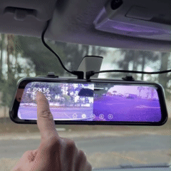 Espejo retrovisor 4 en 1 Pantalla Táctil
