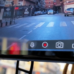 Espejo retrovisor 4 en 1 Pantalla Táctil