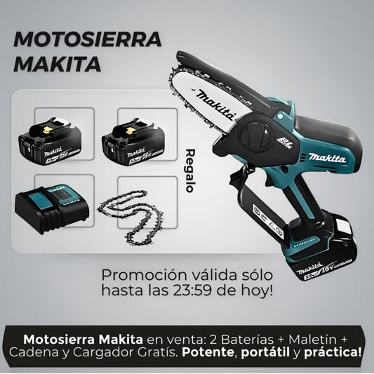 Motosierra Alemana MOTOCORTE Batería Recargable + Accesorios TT SOLO HOY HASTA 23:59!!!