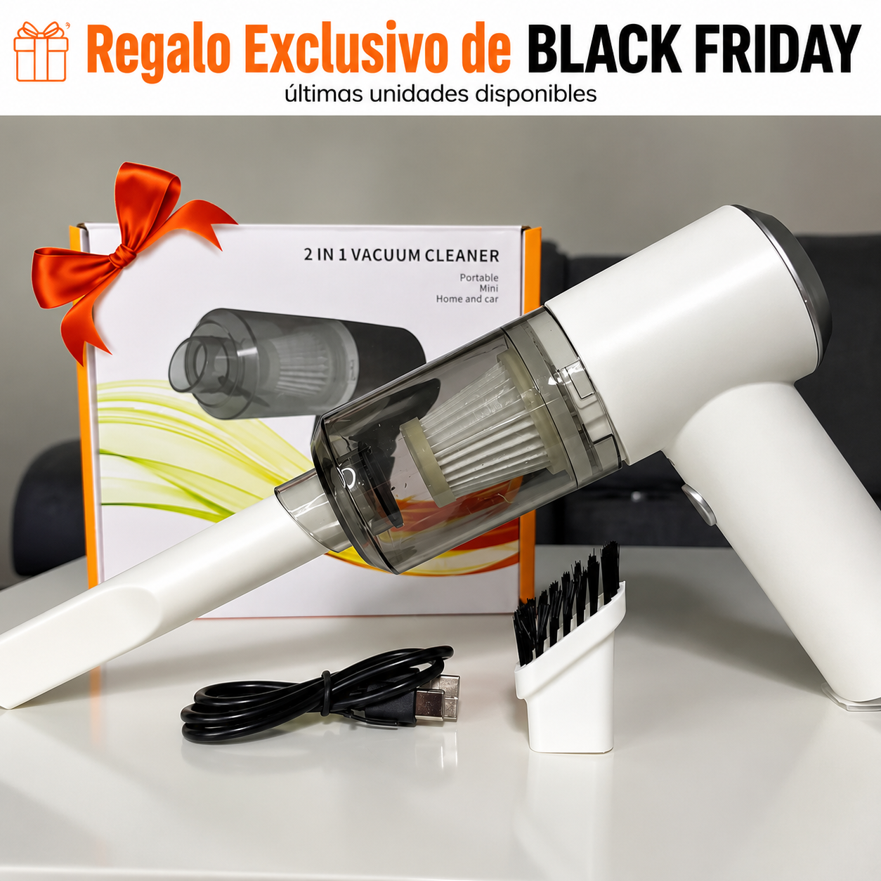 COMBO LIQUIDACIÓN : Hidrolavadora + (Aspiradora Portátil + Doble Batería + Maletín)
